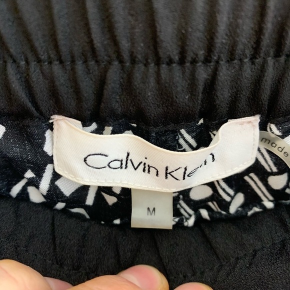Calvin Klein Black and White Light Weight Pant - Picture 2 of 8